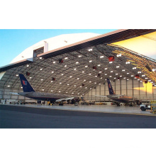 Prefab Space Frame Metalic Aircraft Hangar Steel Structure Warehouse